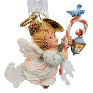 Ashton-Drake HollyDay Angel Ornament "Wishing You Christmas Cheer" GG Santiago